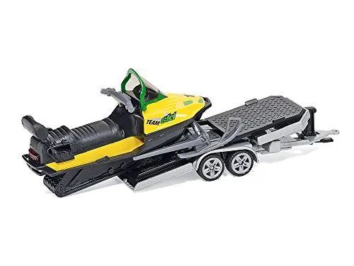 Siku Super 2548 pick-up remorque miniature vert motoneige 1:55