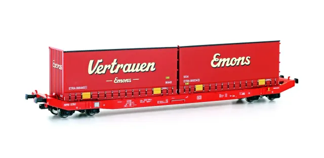 MINIS Sgkkms 698 DB Cargo wagon porte-conteneurs Ep VI